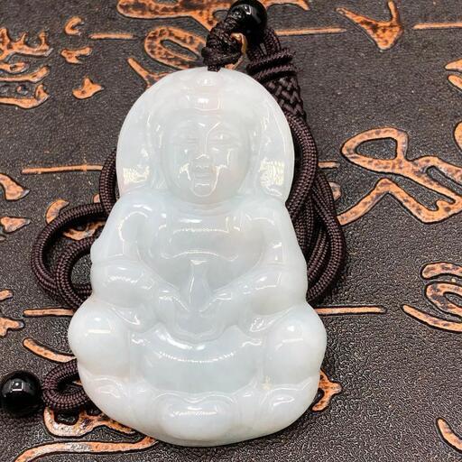 福袋 ネックレス 観音様 本翡翠 ヒスイ 誕生日プレゼント 安産祈願 手作り 本物保証8