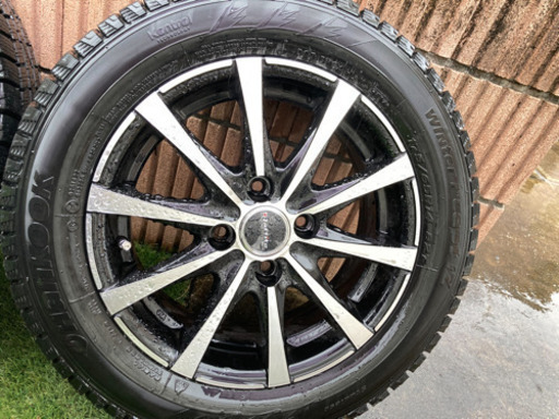 14インチスタッドレスタイヤ4本　アルミホイール付