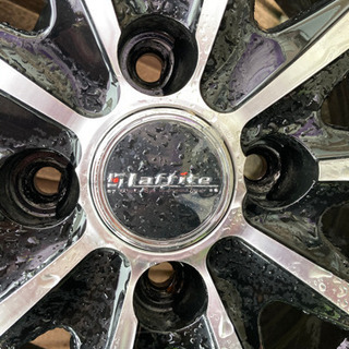 14インチスタッドレスタイヤ4本　アルミホイール付の画像