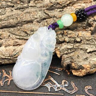 福袋 ネックレス 瓢箪 本翡翠 氷ヒスイ 誕生日プレゼント 天然石 縁起物 本物保証