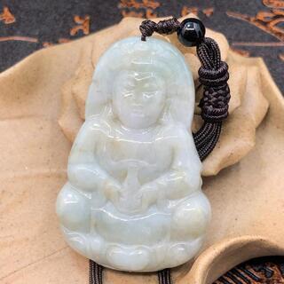 本物保証 ネックレス 観音様 本翡翠 ヒスイ 誕生日プレゼント 安産祈願