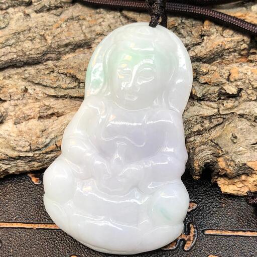 福袋 ネックレス 観音様 本翡翠 緑色 ヒスイ 誕生日プレゼント 安産祈願 本物保証