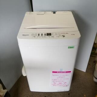 hisense hw-55d 2020年製中古品洗濯機