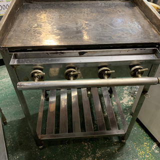 ☆中古品　鉄板焼き台　620x620x800 お好み焼き、焼きそばなどに！！☆
