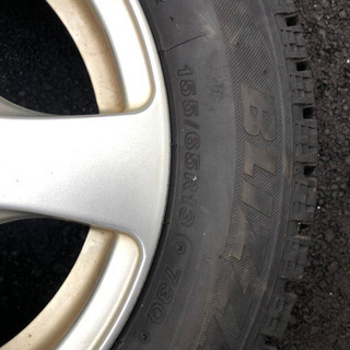 ブリジストン　スタッドレス　VRX 155-65-13 2019年製