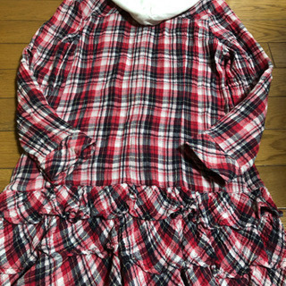 チェックワンピース？ Mサイズの画像