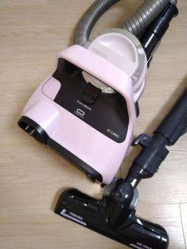 掃除機　ピンク色