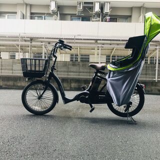 ★ほぼ新品　★子供乗せ付き　電動　あさひ　エナシス ベビー 203-L 20インチ　3人乗り対応