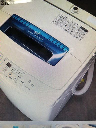 6kgと少し大きめの『AQW-S 60Ａ（W）』洗濯機。
