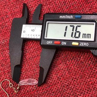 ピアス フェザー 本翡翠 氷ヒスイ 透明色 誕生日プレゼント 手作り 鑑別書有の画像