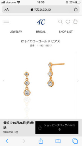 4℃ ピアス