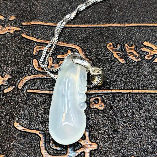 福袋 ネックレス 福瓜 本翡翠 氷ヒスイ 誕生日プレゼント 18kゴールド