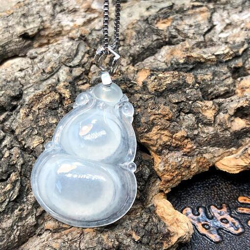 福袋 ネックレス 瓢箪 本翡翠 氷ヒスイ 誕生日プレゼント 鑑別書有 本物保証