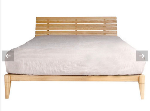 【一年間使用】ダブルベッドとマットレスのセット