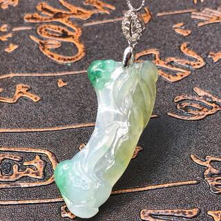 福袋 ネックレス 金魚 本翡翠 氷ヒスイ 誕生日プレゼント シルバー925