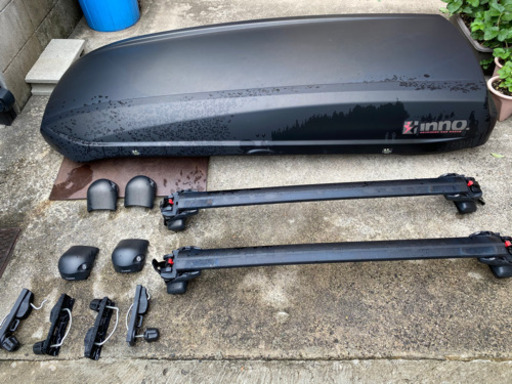 ルーフボックス＆キャリアセット INNO SHADOW 124 (BRU124)