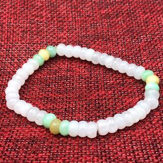 ブレスレット かわいい 本翡翠 氷ヒスイ 誕生日プレゼント 本物保証1の画像