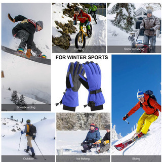 ¥2,690円➠¥1,000円‼️✨全日本最安値挑戦中✨‼️【新品】Andake 90%ダウン スキーグローブ ミトン  レディース スキー手袋 3M断熱防水通気 冬 暖かい手袋の画像