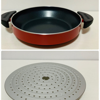 お相手決まりました　電気グリル鍋　コクック　赤の画像