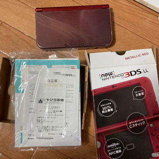 NEW ニンテンドー3DS LL(メタリックレッド)ソフト付き
