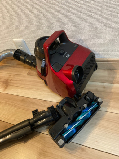 東芝 サイクロン式クリーナー トルネオミニ VC-C3(R) グランレッド サイクロン掃除機