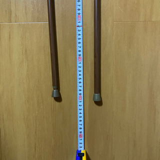 つっぱり棒2本セット　最長約2m 美品の画像