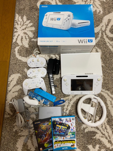 wiiu本体 コントローラー リモコン ソフト など セット