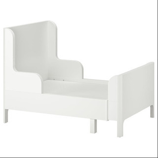 IKEA キッズベッドフレーム BUSUNGE ブースンゲ　伸縮式　80 x 200の画像