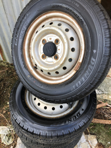 軽トラ、軽バスなどに　貨物タイヤ