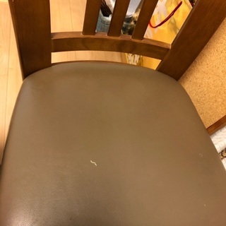 ニトリのダイニングセットの椅子２脚セットの画像