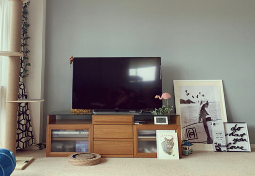 見学、値段交渉可　北欧風テレビ台　テレビボード