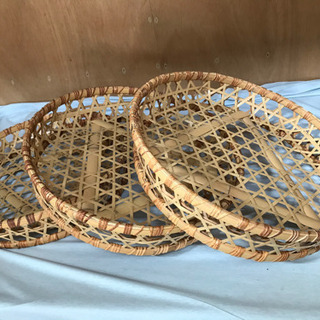 竹籠　3つで