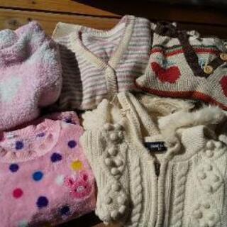 女児９０センチ秋冬;これさえあれば大丈夫セット、ジャンバーつき