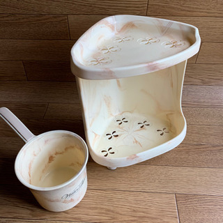 お風呂　汲み桶、三角コーナーセット