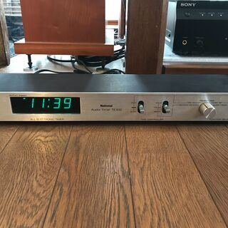 【現状品】ナショナル　オーディオタイマー　TE932の画像