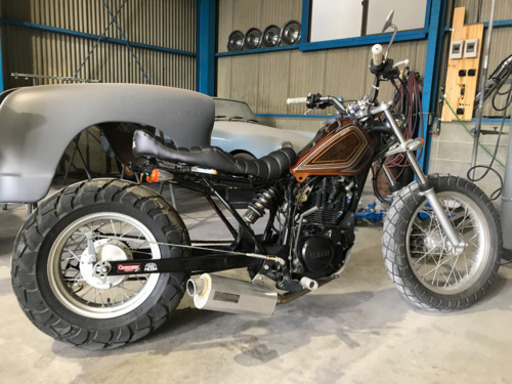 YAMAHA tw225 tw200 実走行5800キロ 新車 カスタム