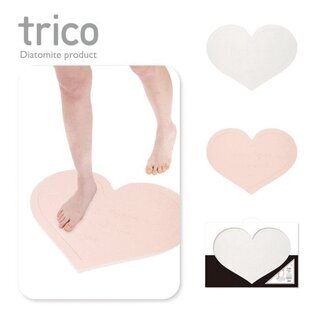 【お取引中】珪藻土バスマット ハート型