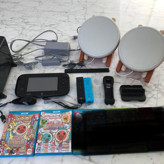 WiiＵ本体　太鼓の達人ソフトとタタコン2個セット