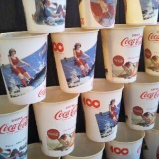 コカコーラ100周年記念紙コップの画像