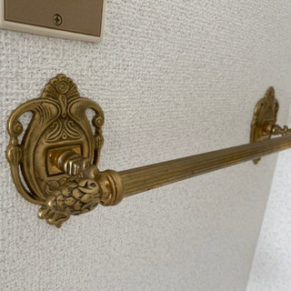 【お渡し決まりました】ゴールドタオルバーの画像