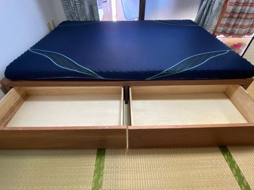 （値下げ）収納付きダブルベット