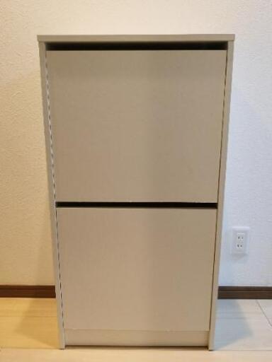 IKEA　BISSA ビッサ　シューズボックス　イケア靴箱　ホワイト