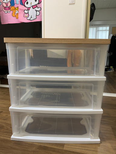 木製　プラスチック製　引き出し　衣装ケース　収納ケース