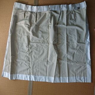 【無料】遮光カーテンホワイトシルバー　横100 CM 縦105 ...