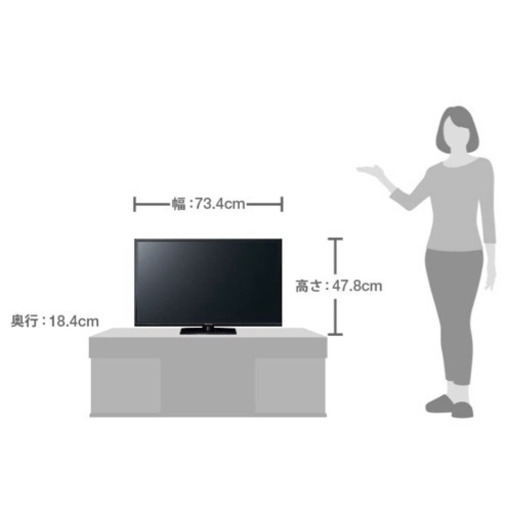 【配送無料】Panasonic 32V 液晶テレビ ビエラ 32型 TH-32C305 ハイビジョン USB HDD録画対応 パナソニ