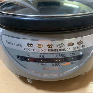 【美品】SANYO ホットプレートの画像