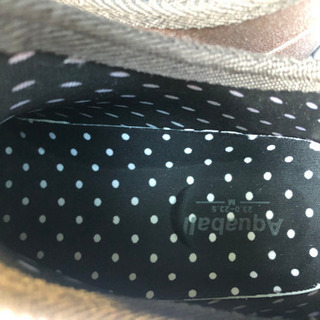 ブラウンのレインブーツ　M