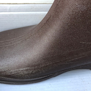 ブラウンのレインブーツ　Mの画像