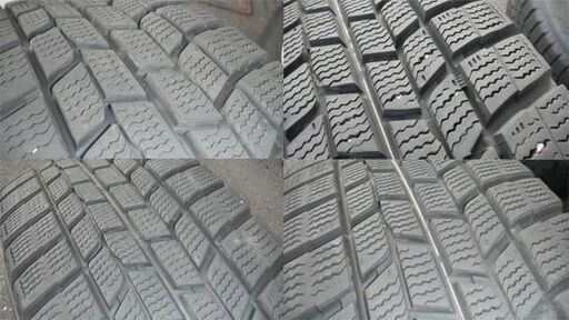 ブリヂストン バルミナ グッドイヤー アイスナビ６ 195/65R15 91Q 17年・18年 ホイールセット 苫小牧西