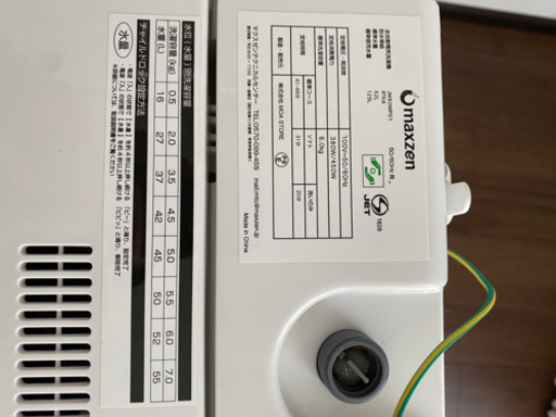 洗濯機　maxzen JP60WP01 6kg 2020年製　値下げ応相談